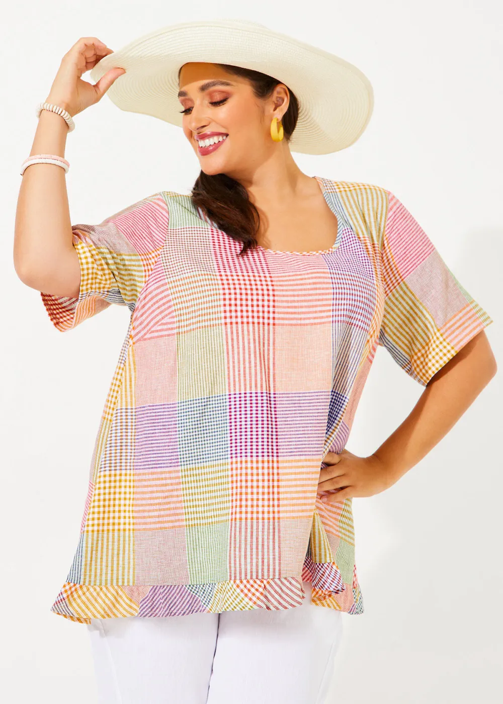 Linen Blend Harlow Top