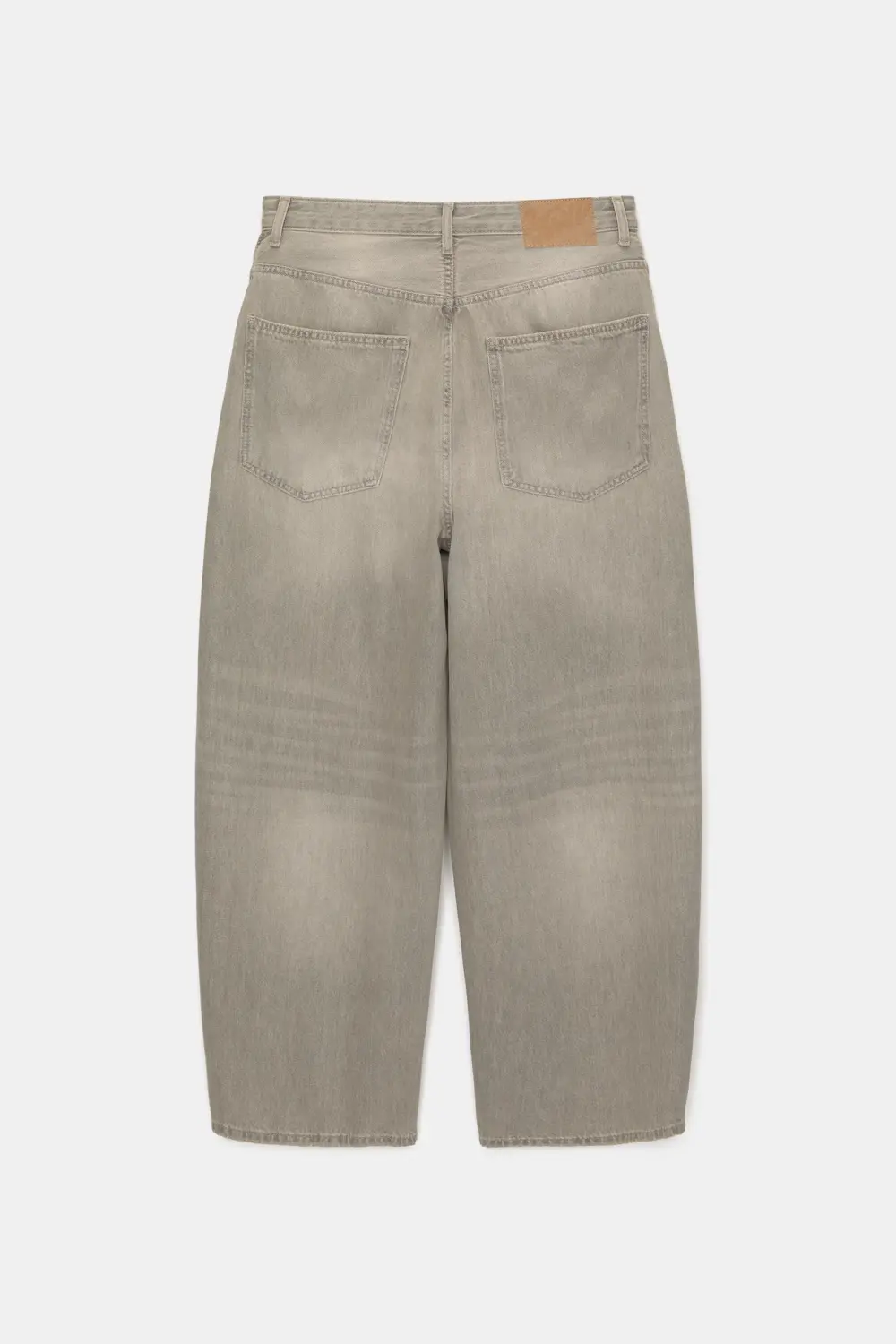 Super baggy washed finish jeans