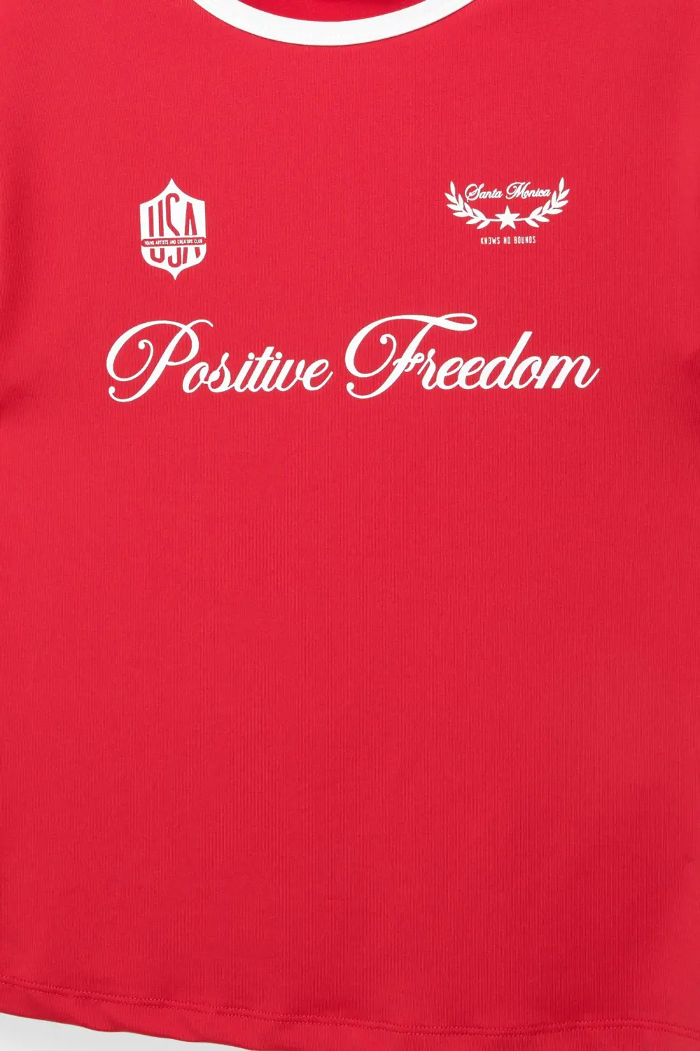 Camiseta cropped poliamida