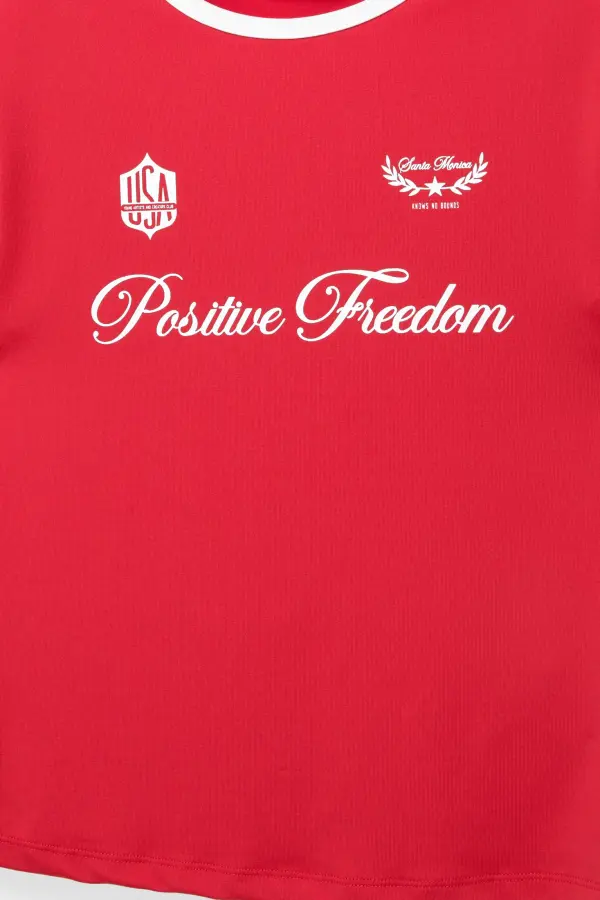 Camiseta cropped poliamida