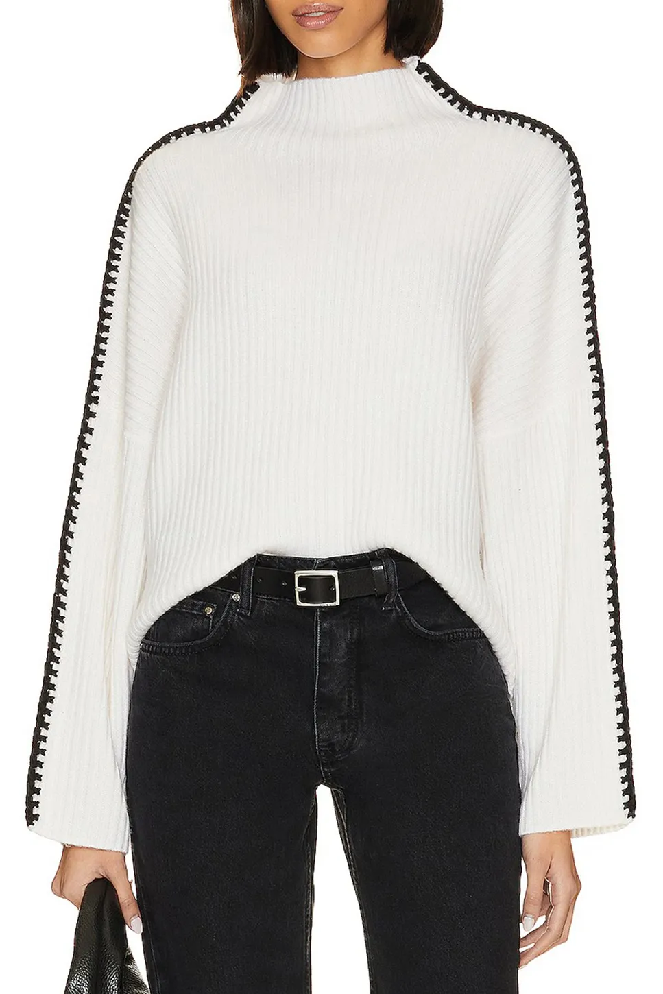 Long Sleeve White Sweater