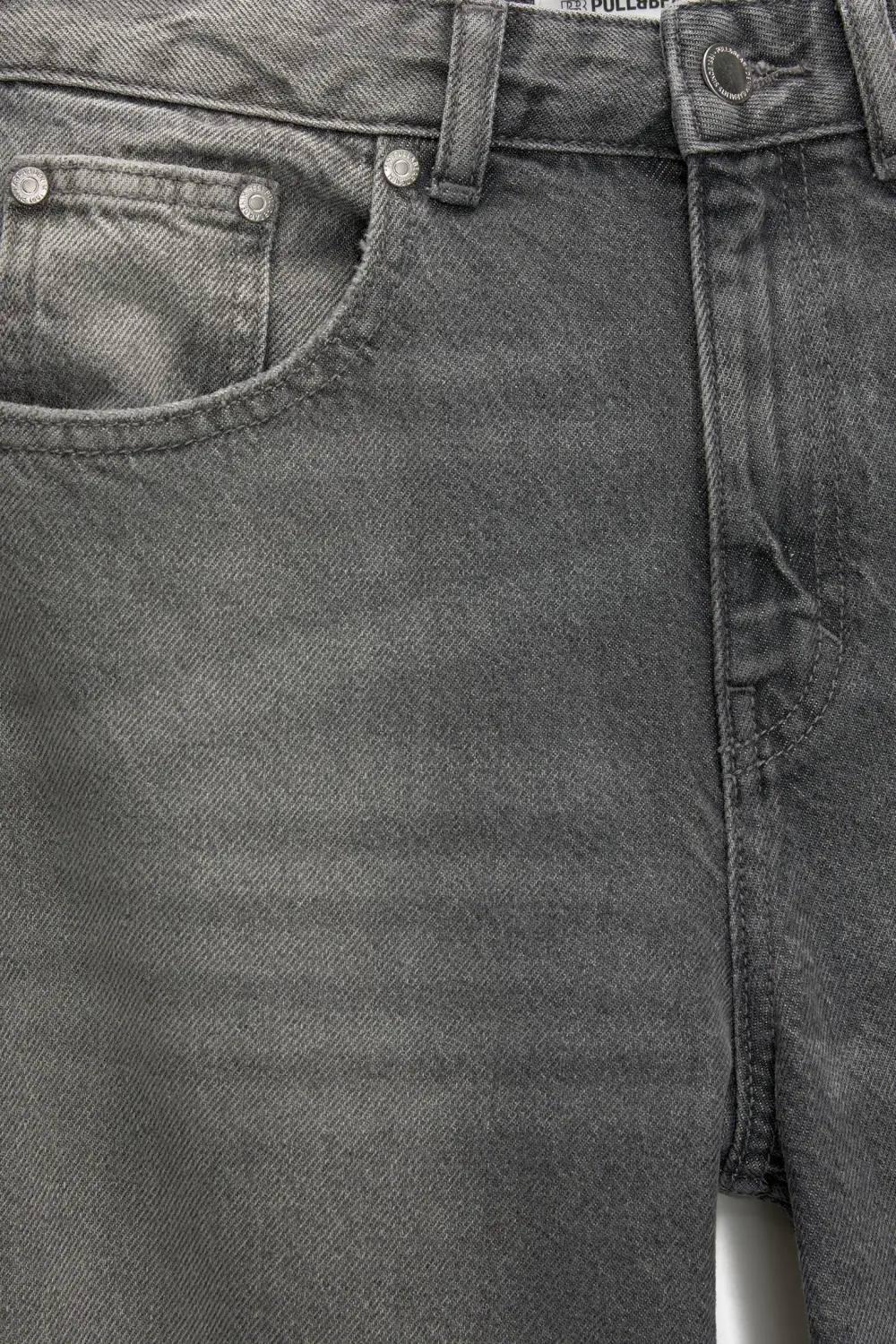 Jeans baggy vuelta bajo