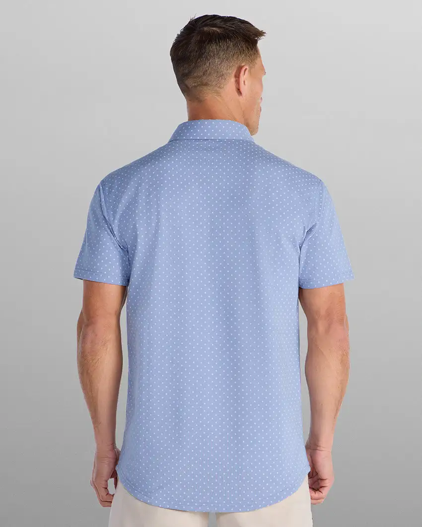 Drop-Cut: Lux Dotted Polo