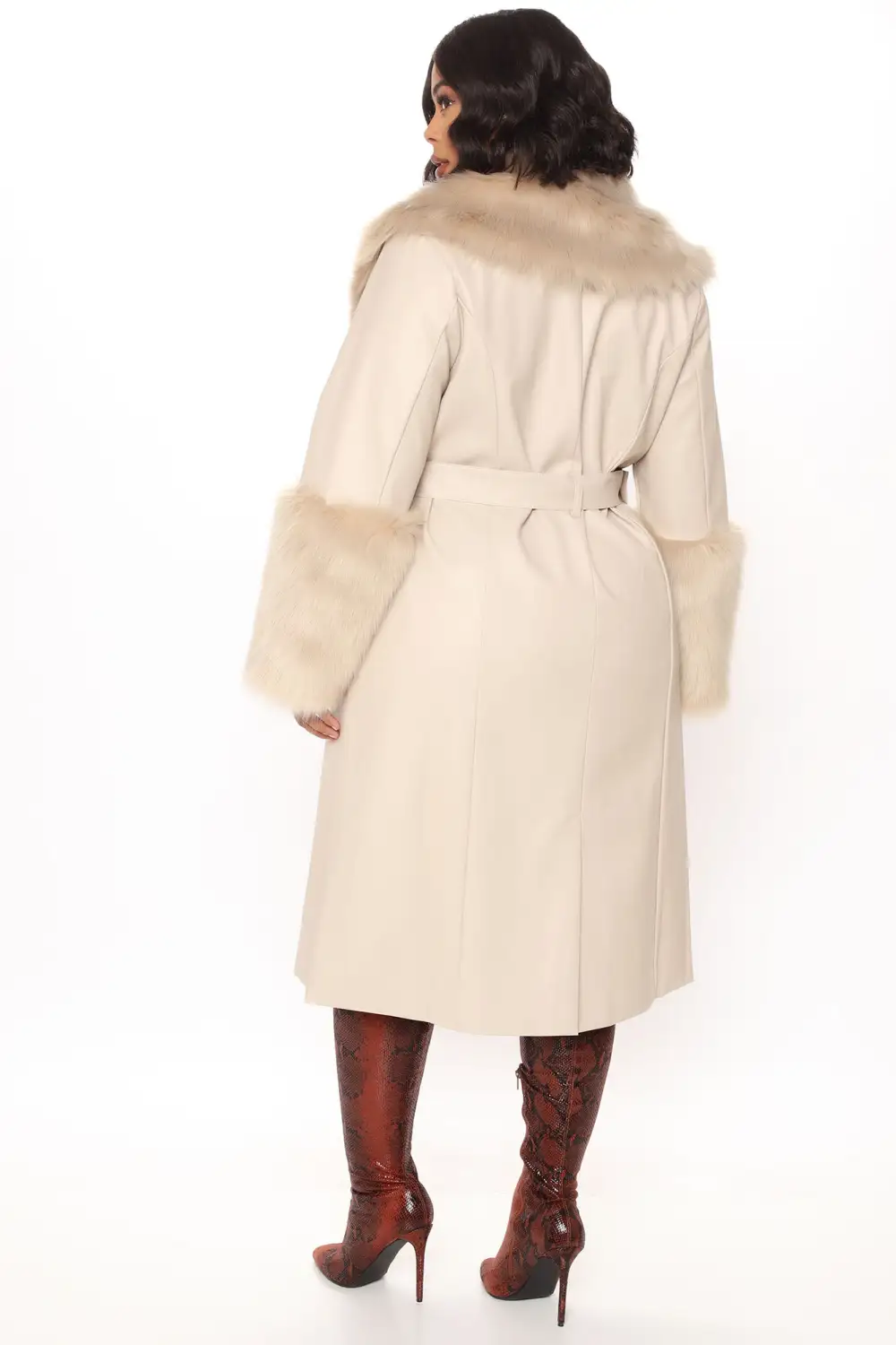 Nights In Paris Coat - Taupe