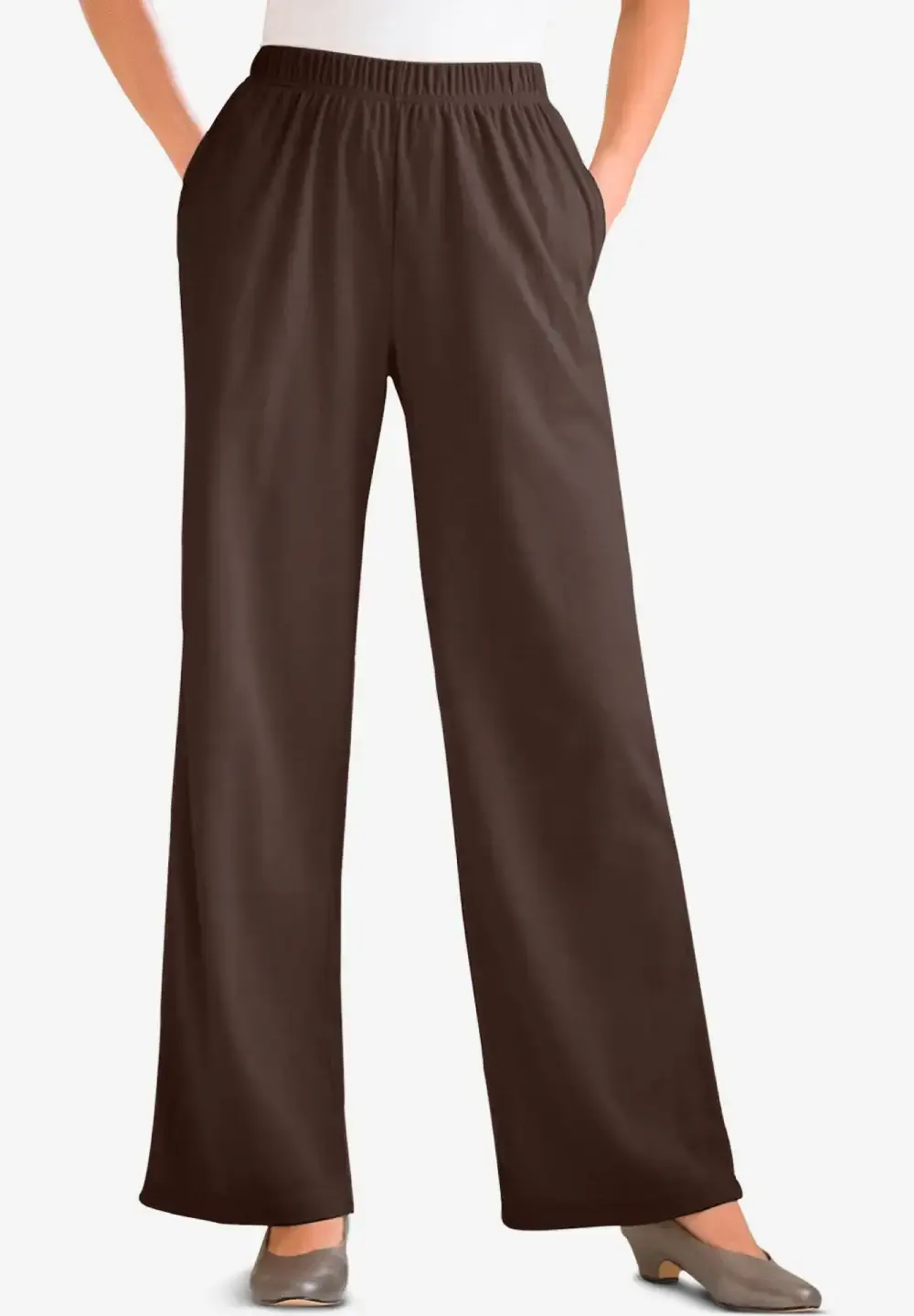 7-Day Knit Wide-Leg Pant