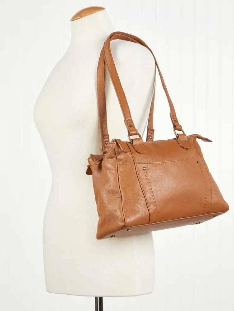 Ella Simone Rockingham Leather Organizer Bag