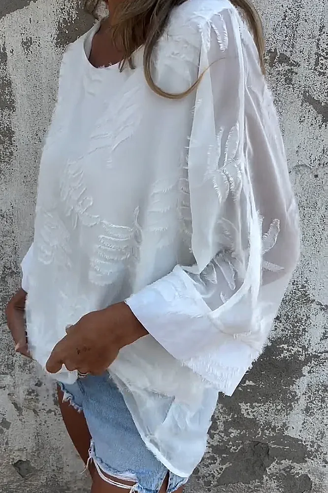 Women's Pattern Chiffon Casual T-shirt