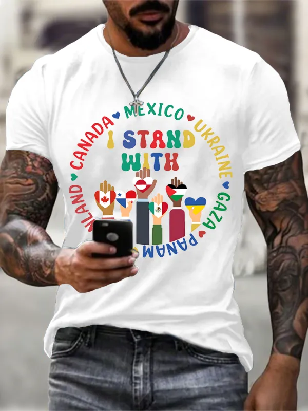Men'S I Stand With Them T-Shirt