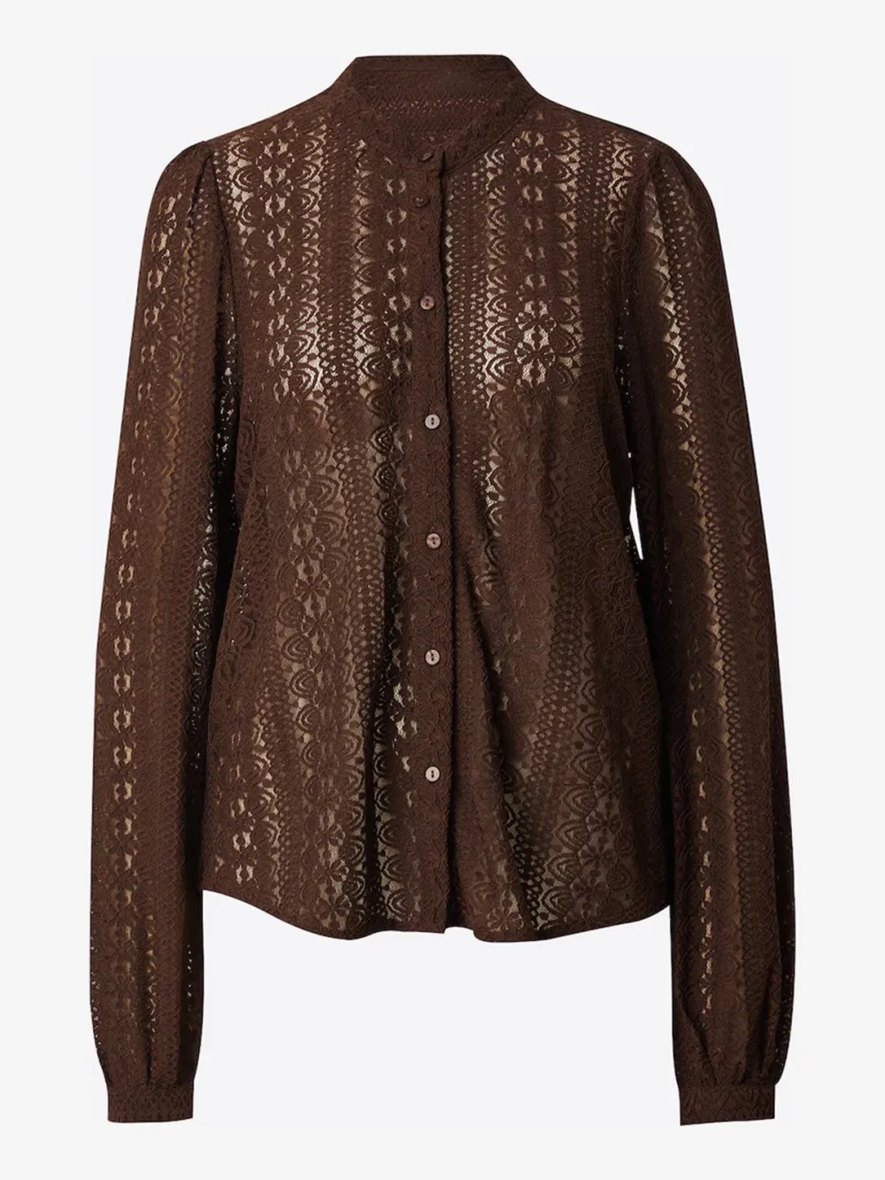 Puffed Sleeves Casual Style Blouses