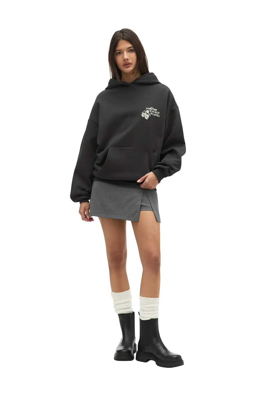Sudadera capucha candado
