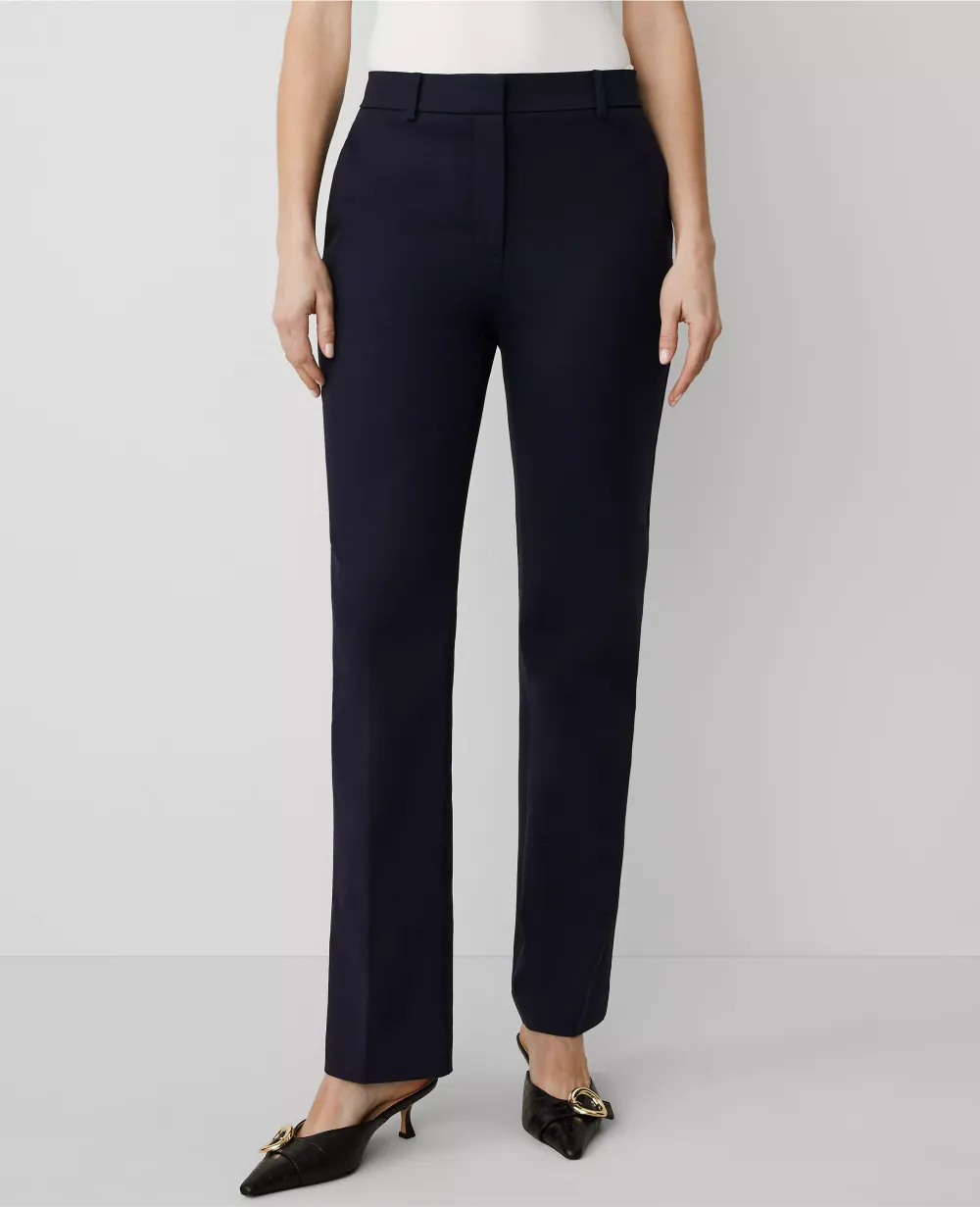 The Trouser Pant in Stretch Cotton ??Curvy Fit