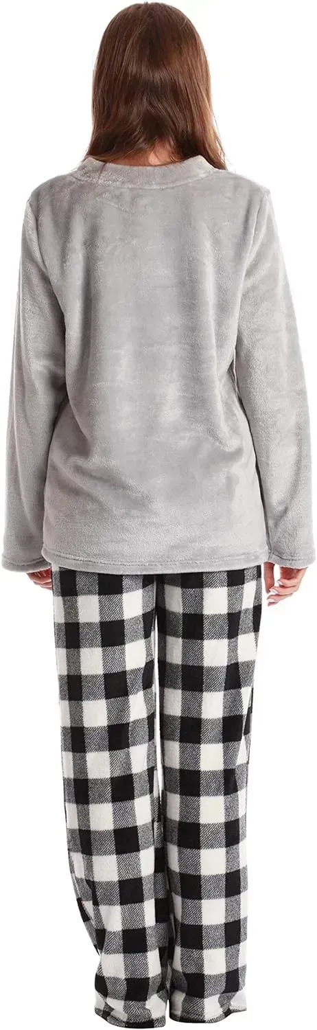 Plush Pajama Sets for Women