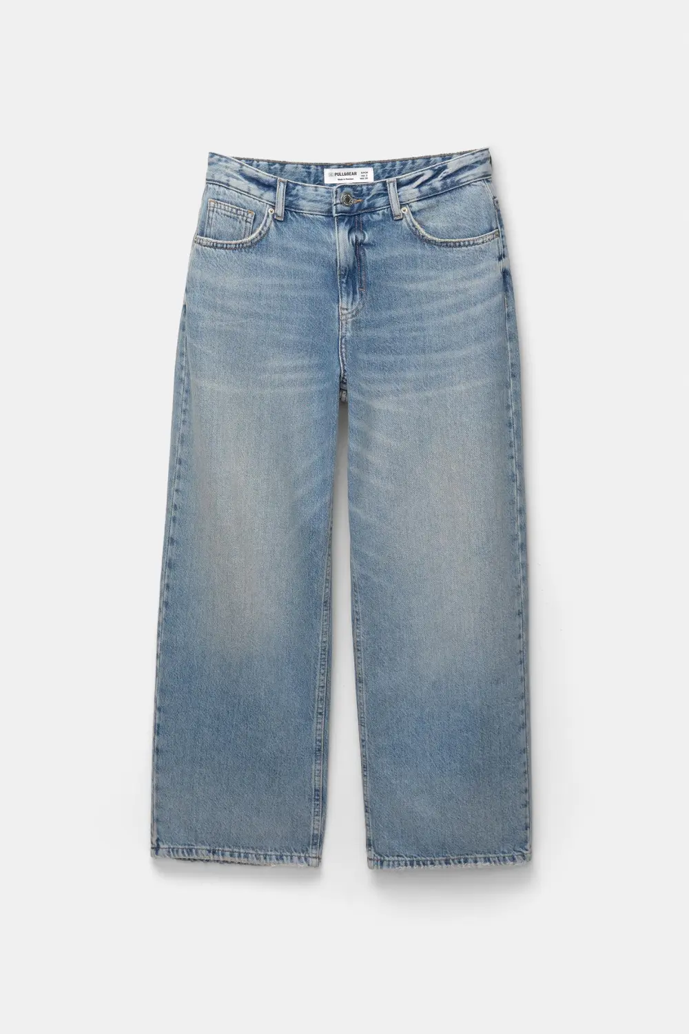 Jeans wide leg cropped