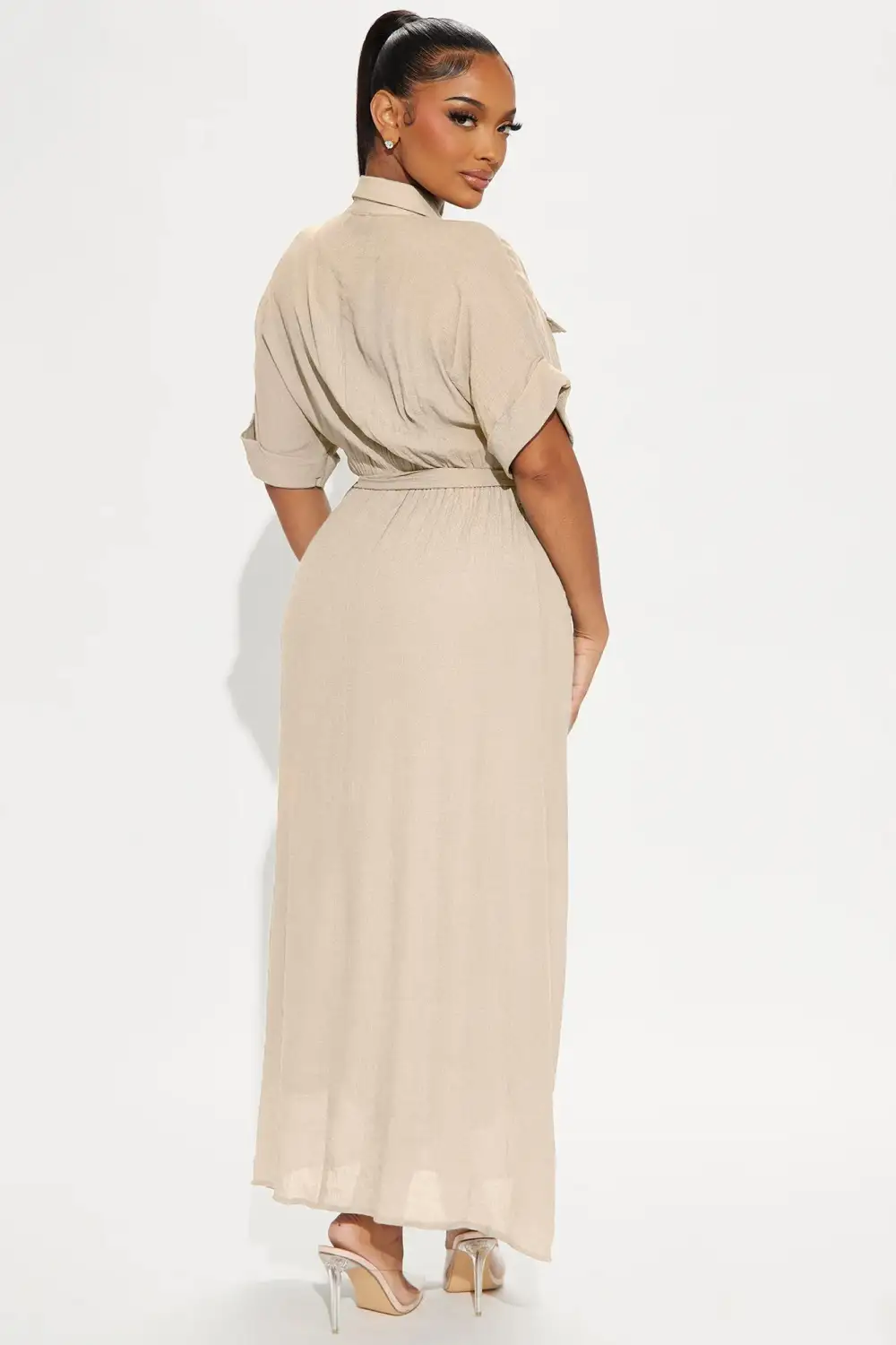 Lucille Maxi Dress - Taupe