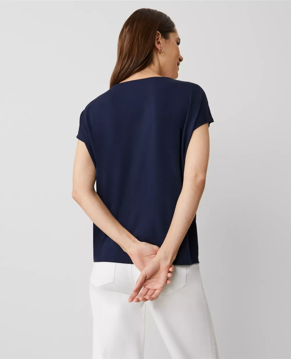 Jersey Wedge Top