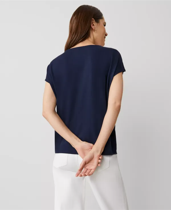 Jersey Wedge Top