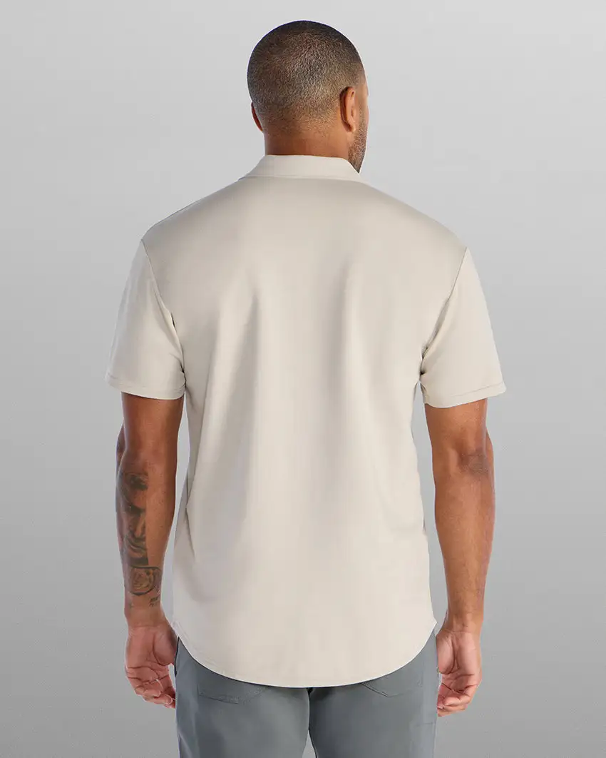 Lux Short Sleeve Button Down
