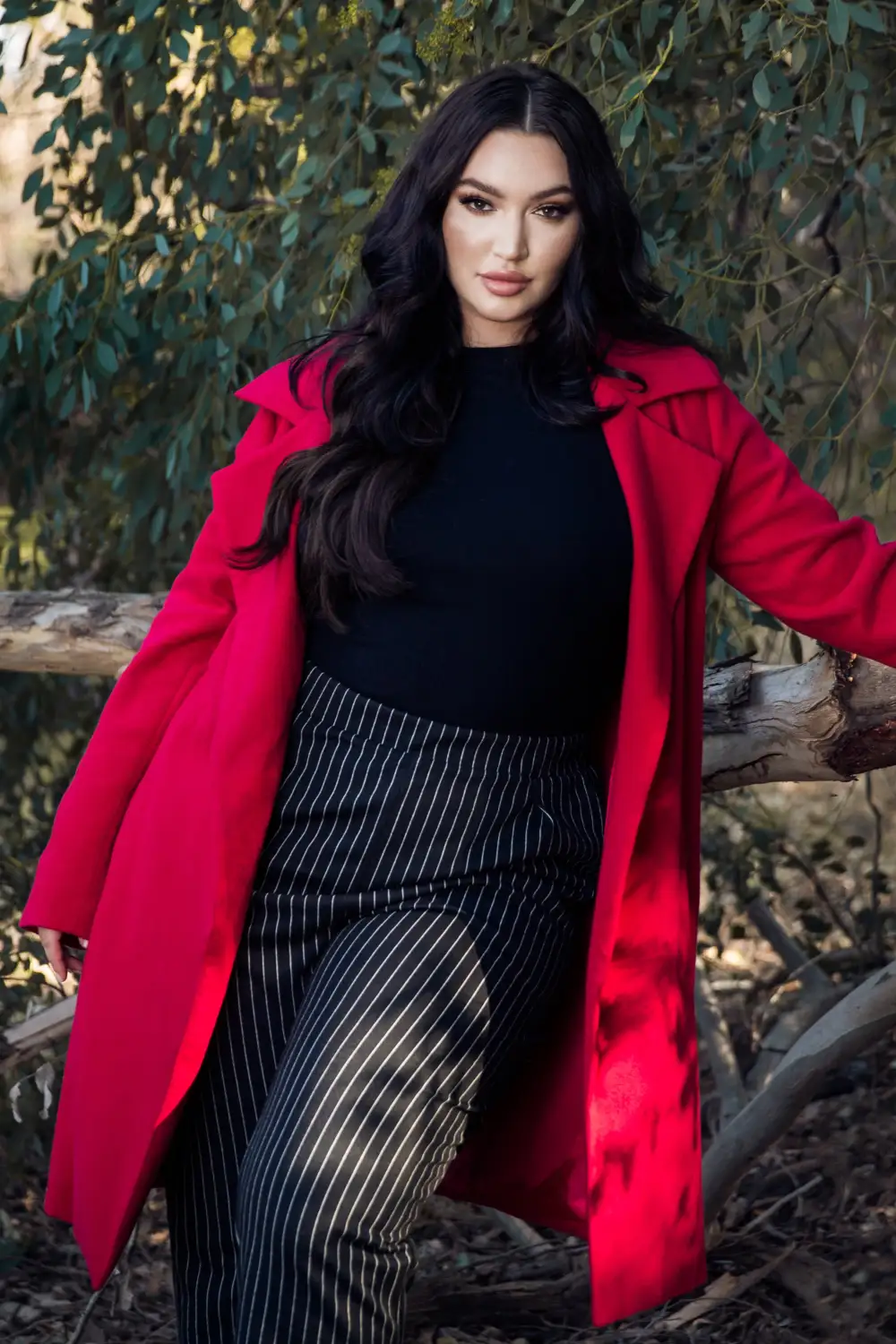 Upper East Side Coat - Red