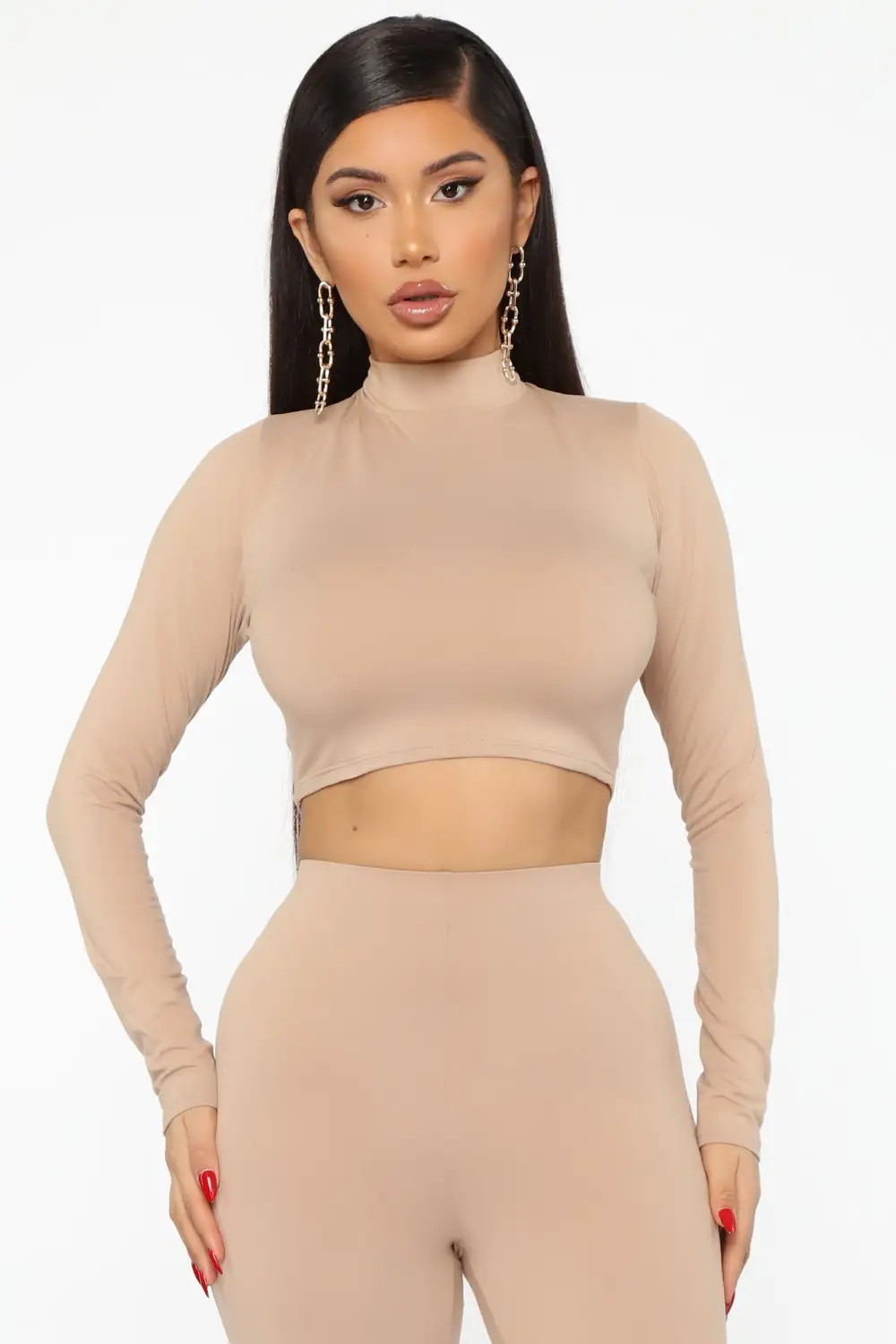 Meet At My Favorite Spot Legging Set - Taupe