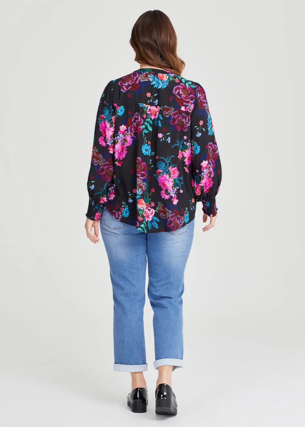 Natural Floral Bouquet Shirt