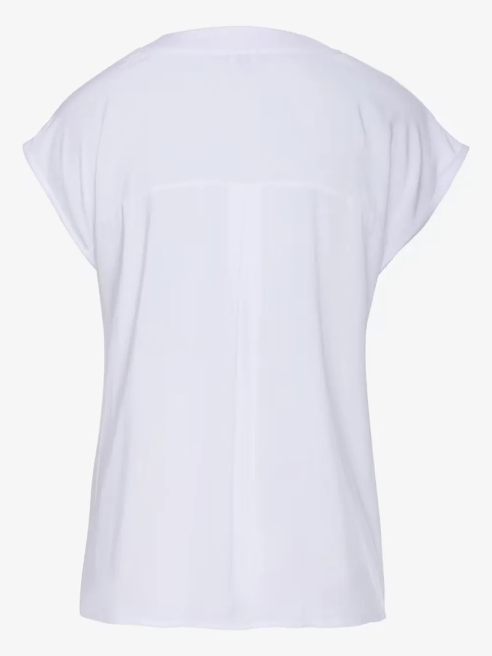 Plain Colored Casual Style Short Sleeve Blouses