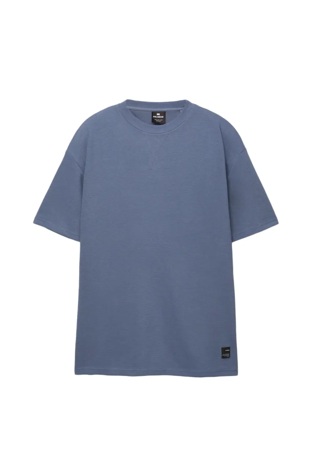 Basic short sleeve textured T-shirt