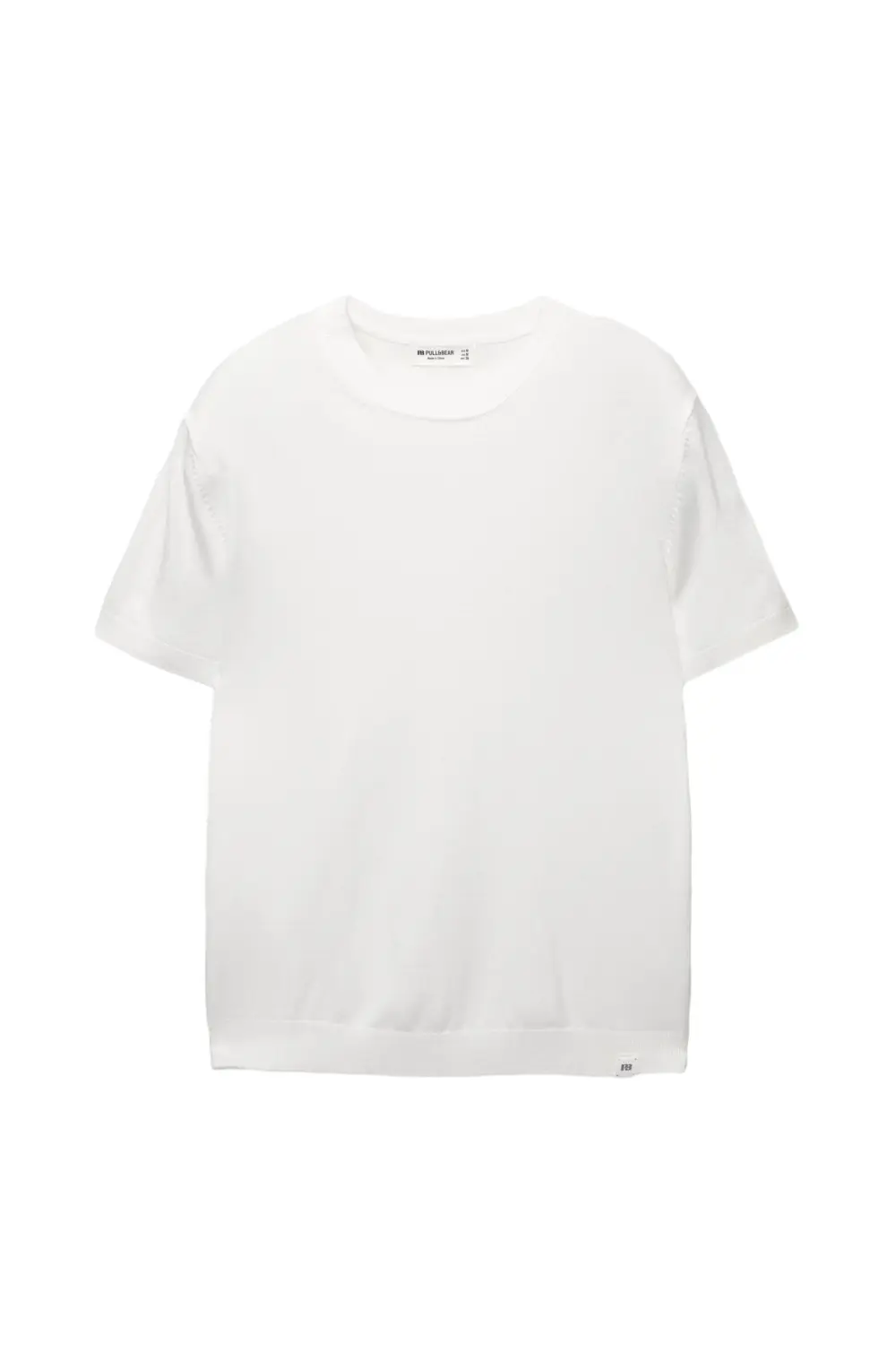 Short sleeve knit T-shirt
