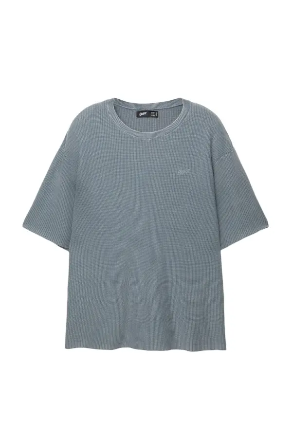 Waffle-knit STWD T-shirt
