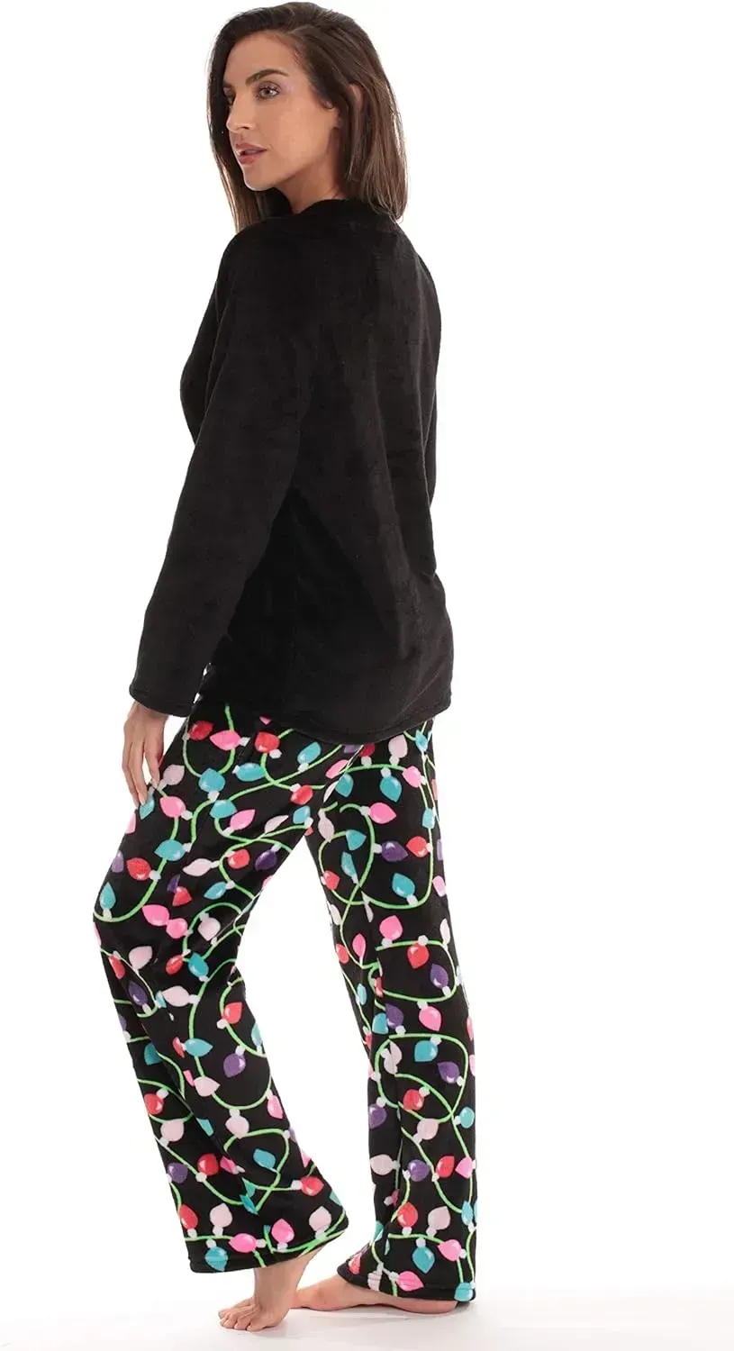 Plush Pajama Sets for Women