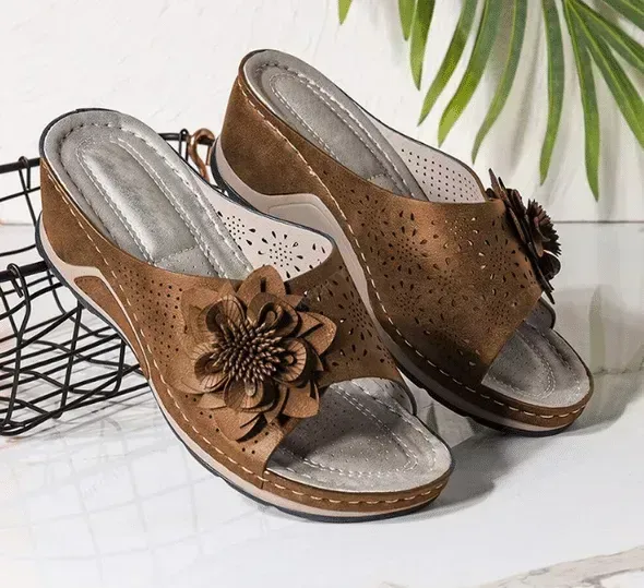 Leather Soft Footbed Orthopedic Arch-Support Shoes