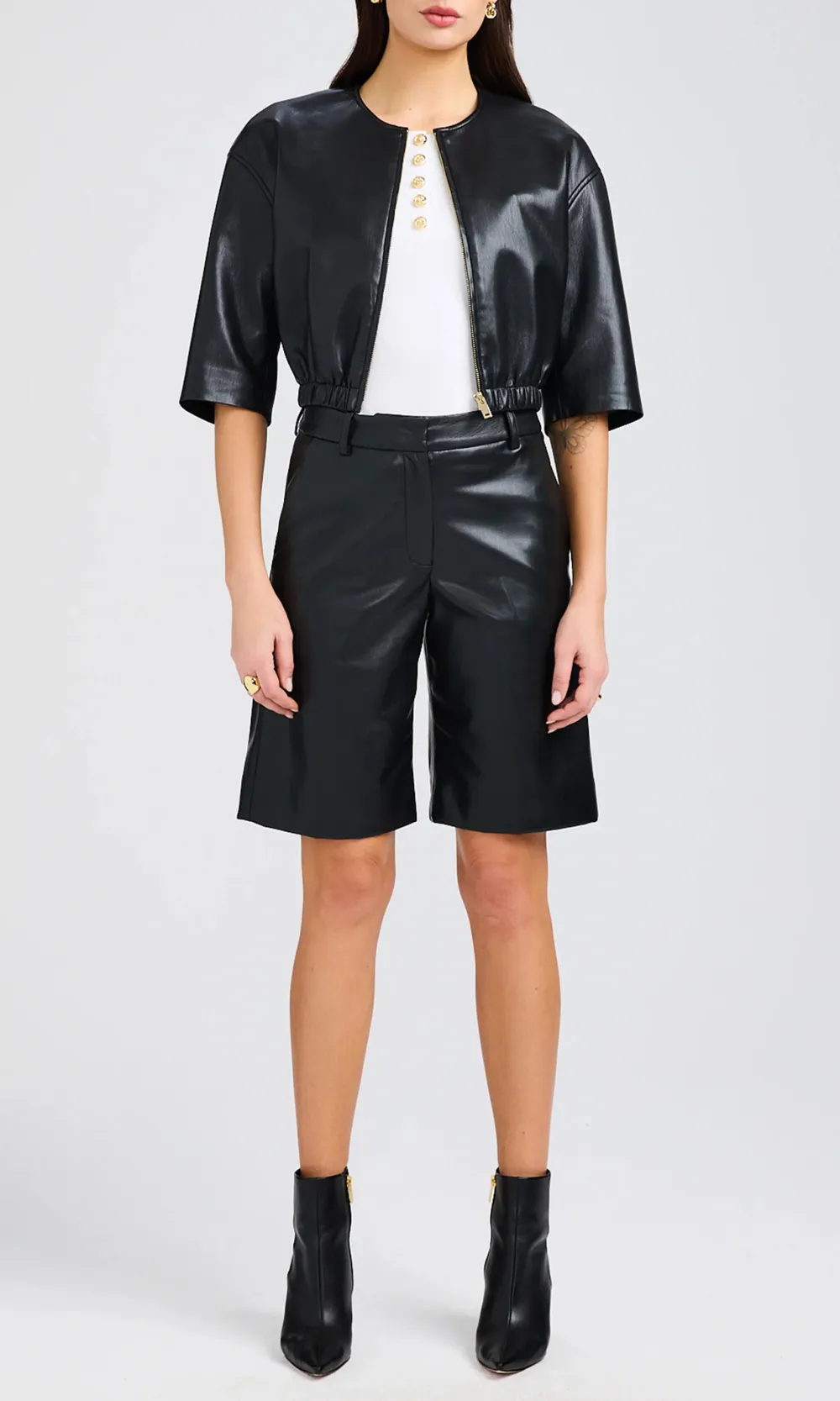 Brando Vegan Leather Bomber