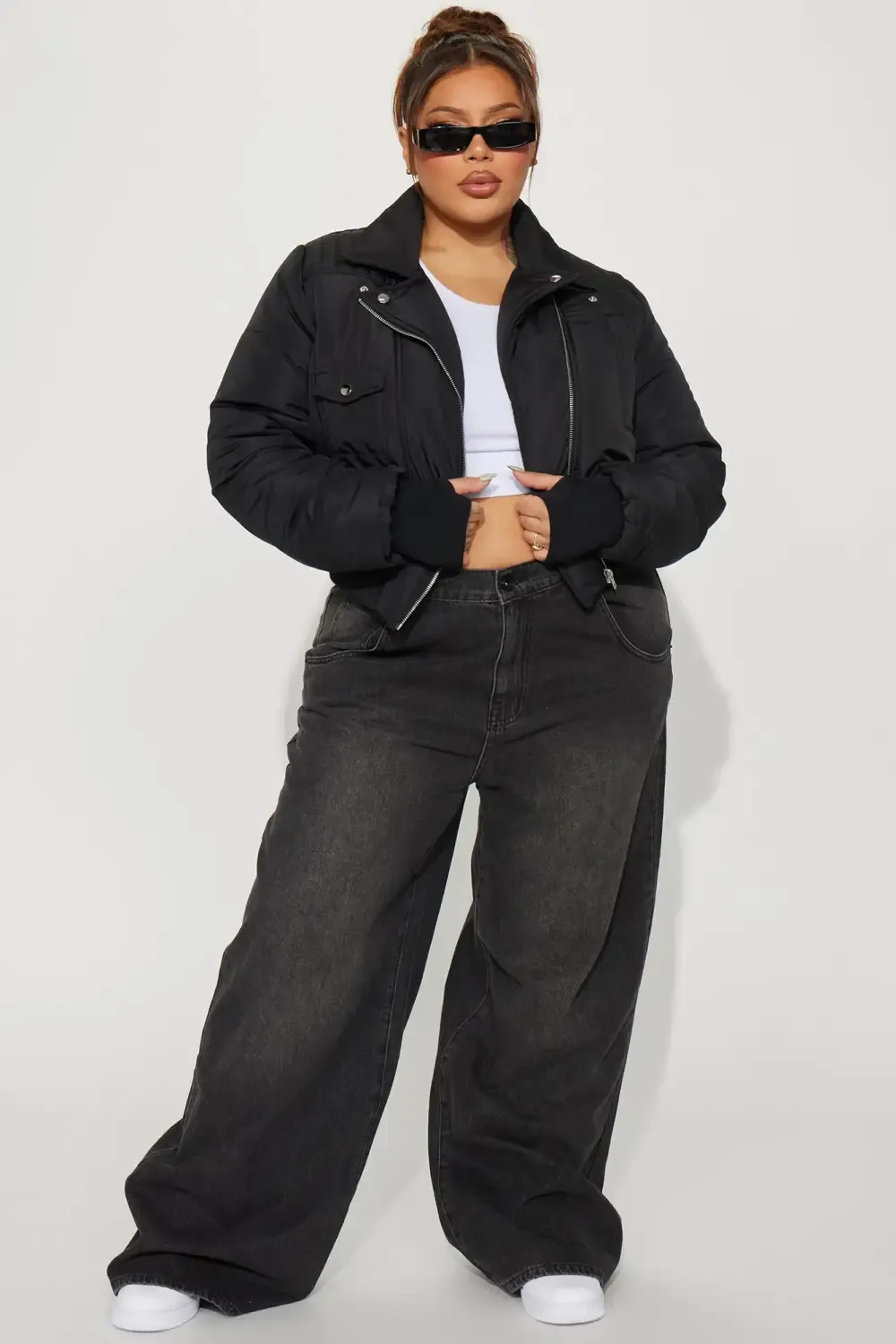 Sydney Street Puffer Jacket - Black