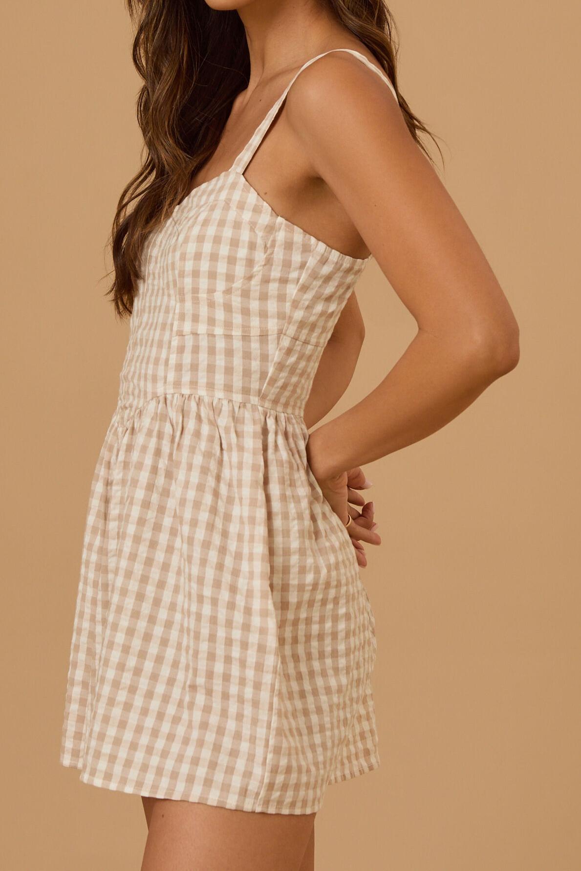 Gingham Romper