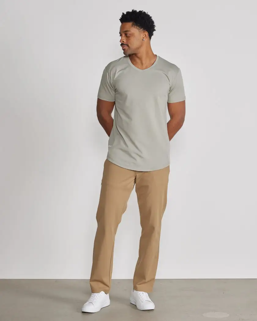 Drop-Cut V-Neck: Bylt Signature