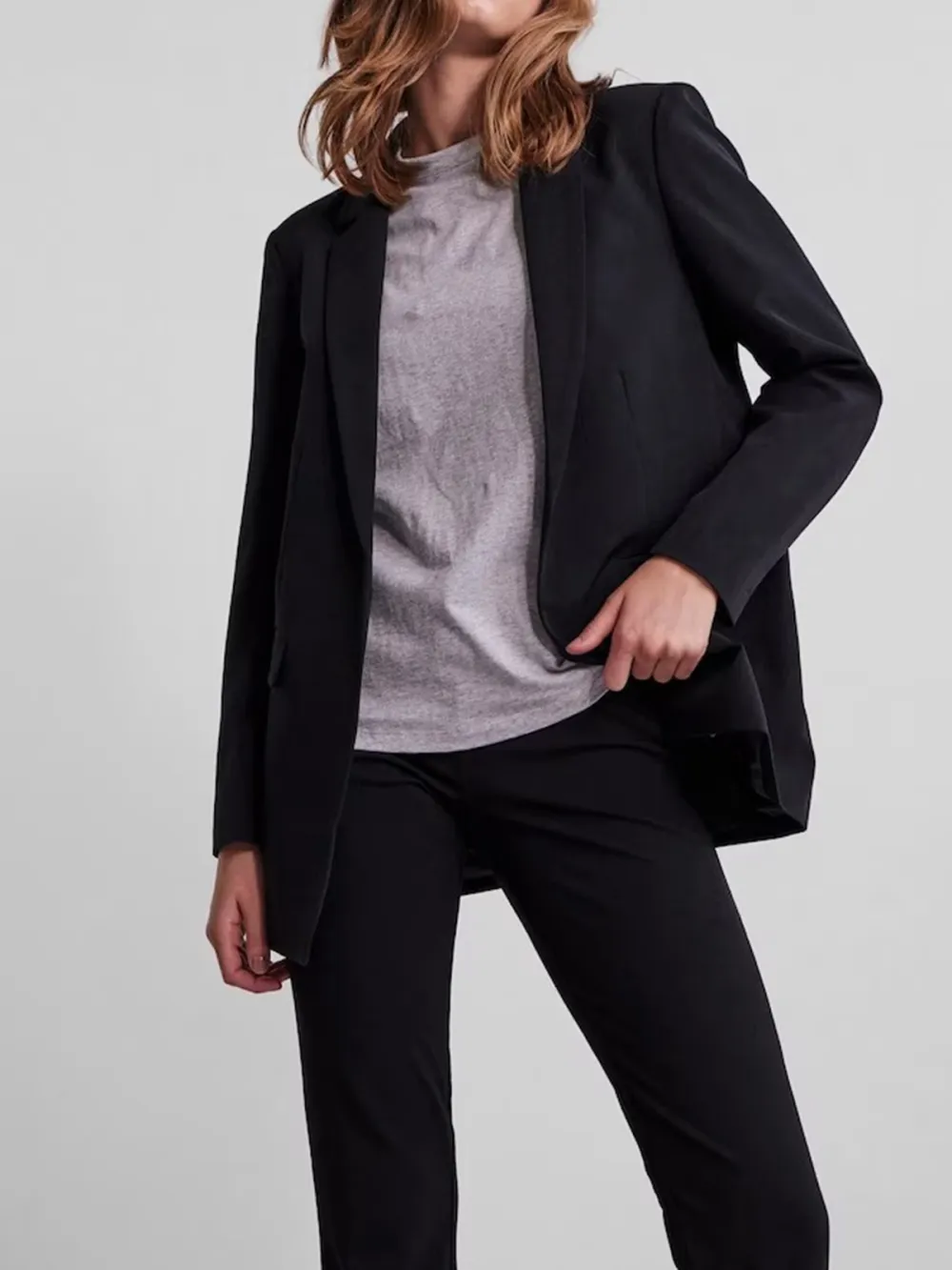 Plain Colored Without Fasteningl Blazer