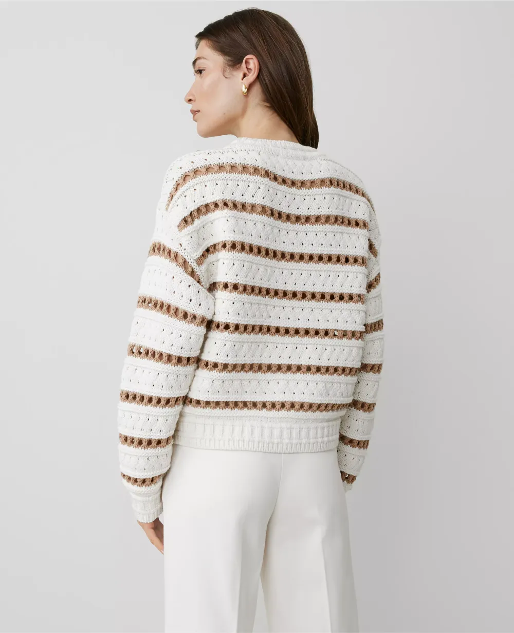 Striped Stitch Sweater