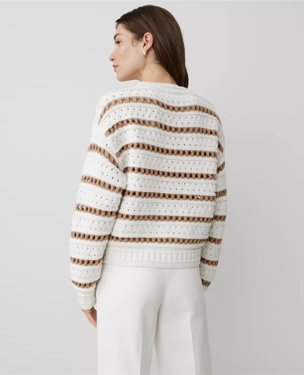 Striped Stitch Sweater