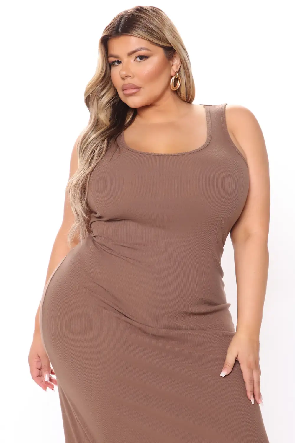 Mulberry Street Maxi Dress - Mocha