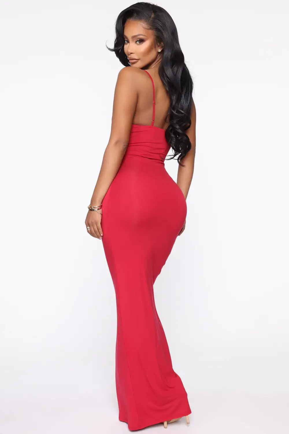 Ajay Maxi Dress - Red