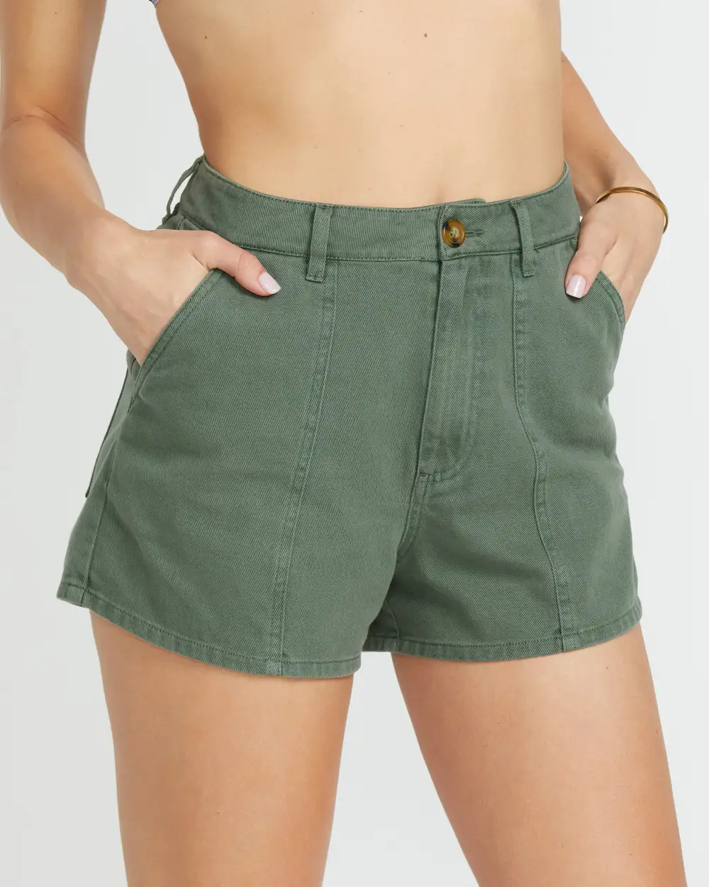 Sun Days Denim Shorts - Forest