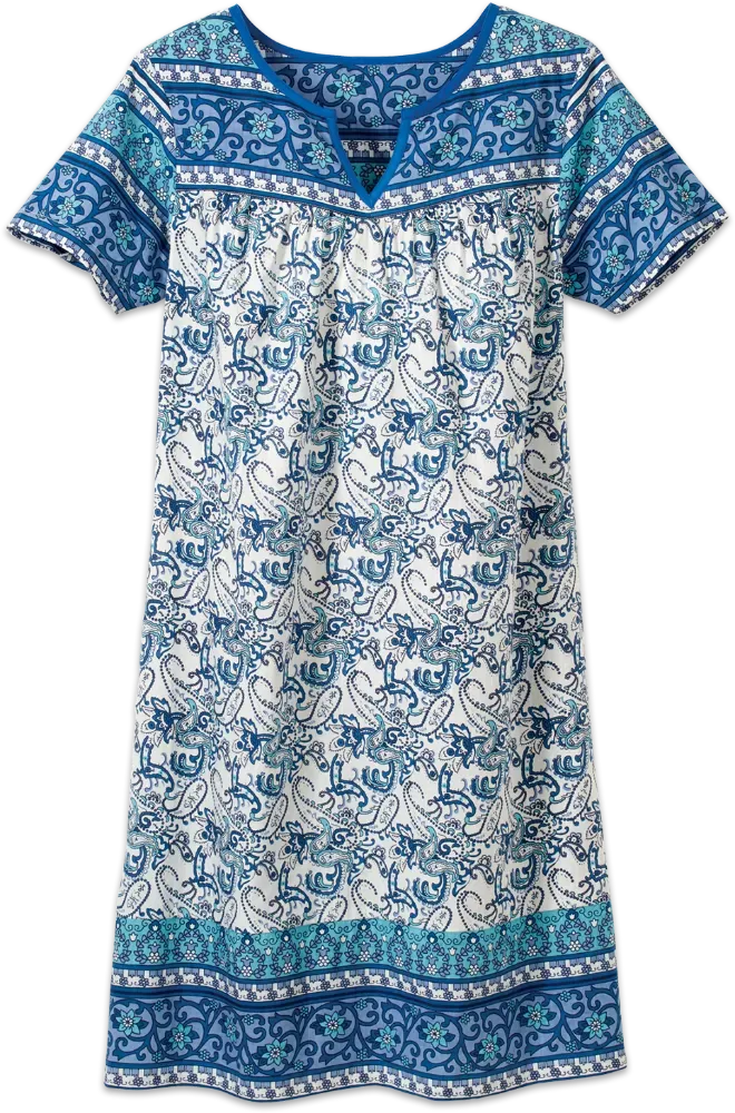 Short-Length Cotton Muumuu