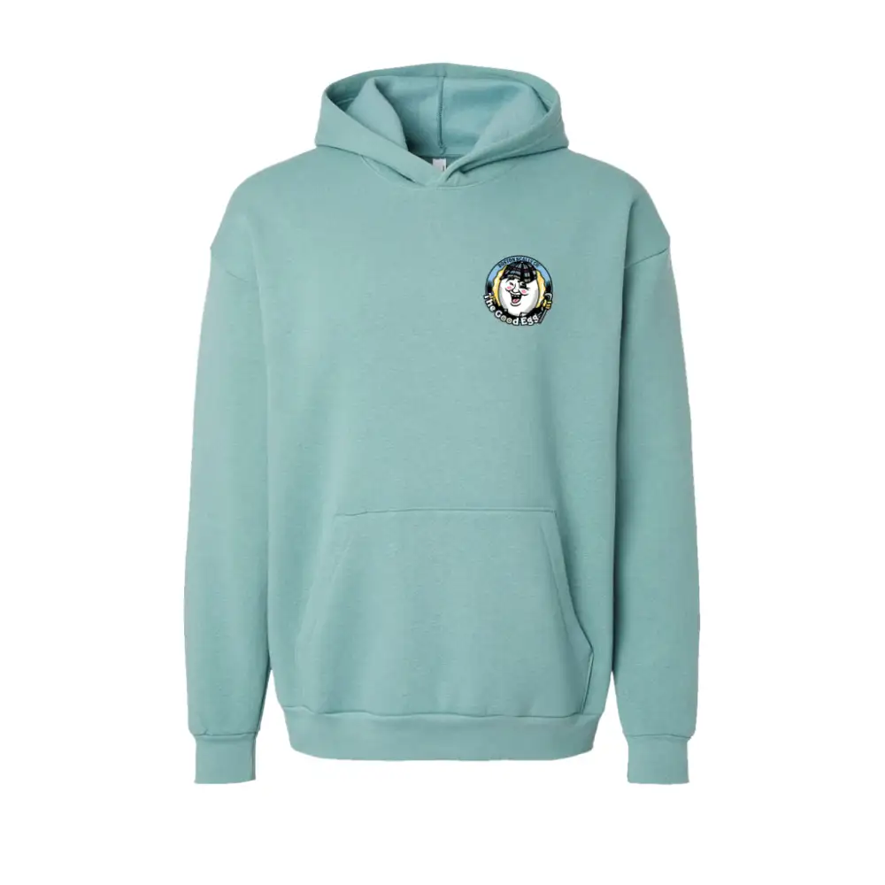 Boston Scally The Good Egg Hoodie - Light Blue