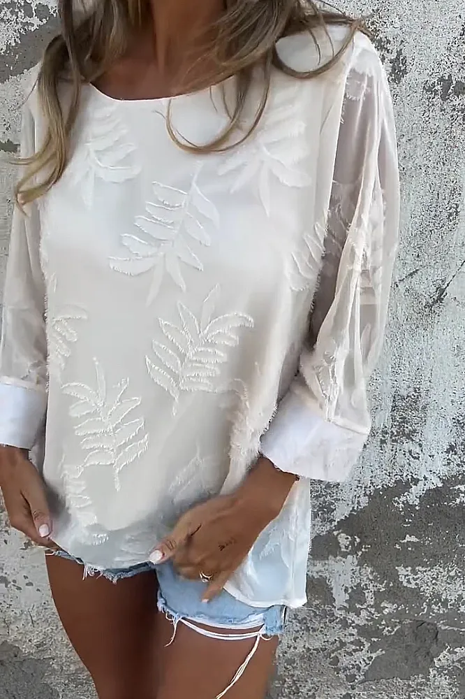 Women's Pattern Chiffon Casual T-shirt