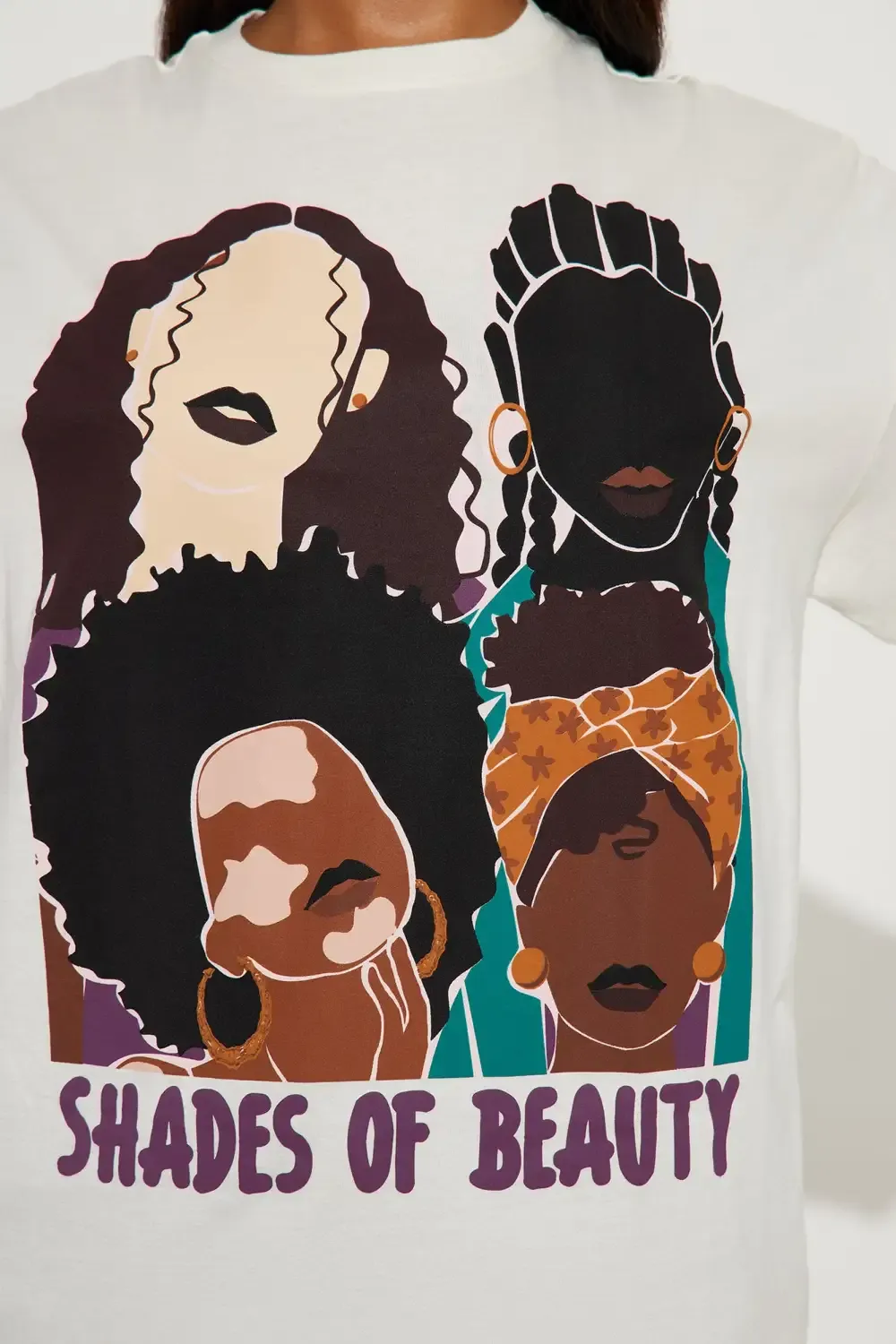 Shades Of Beauty Graphic Tee - Ivory