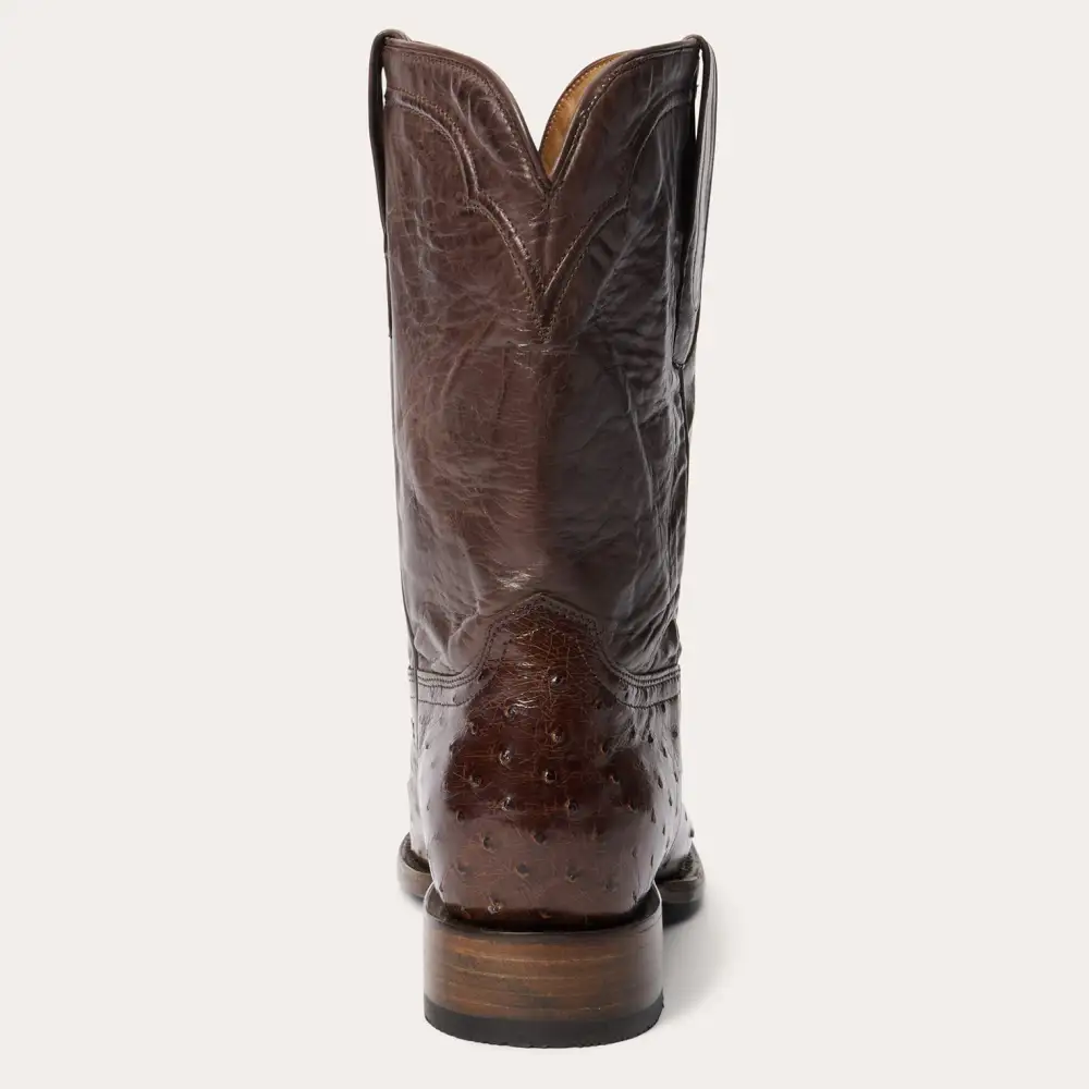 Austin Ostrich Roper Boots
