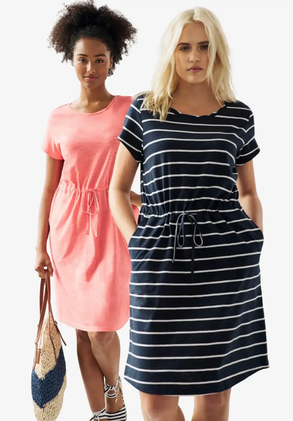 Knit Drawstring Dress