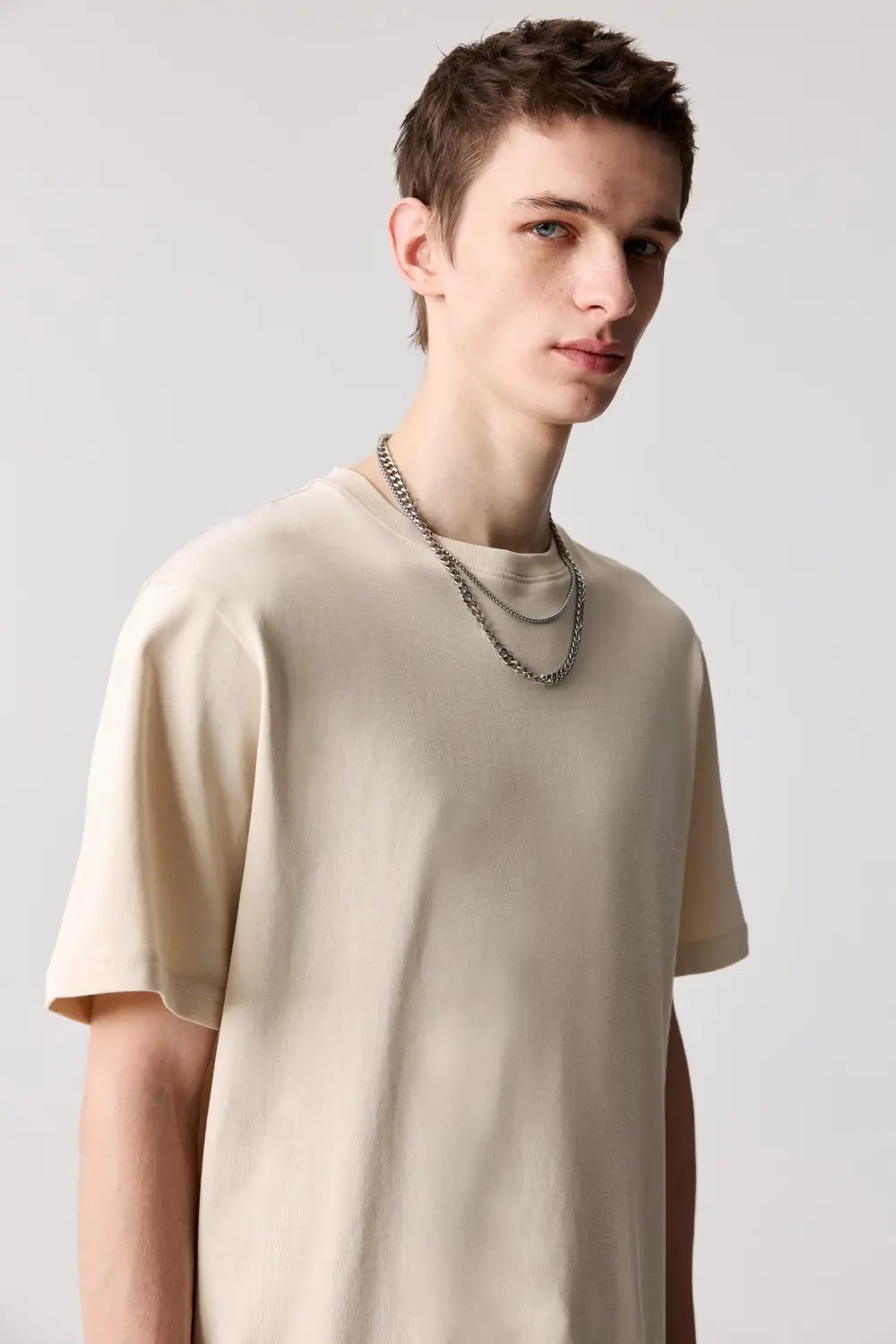 Basic short sleeve cotton T-shirt