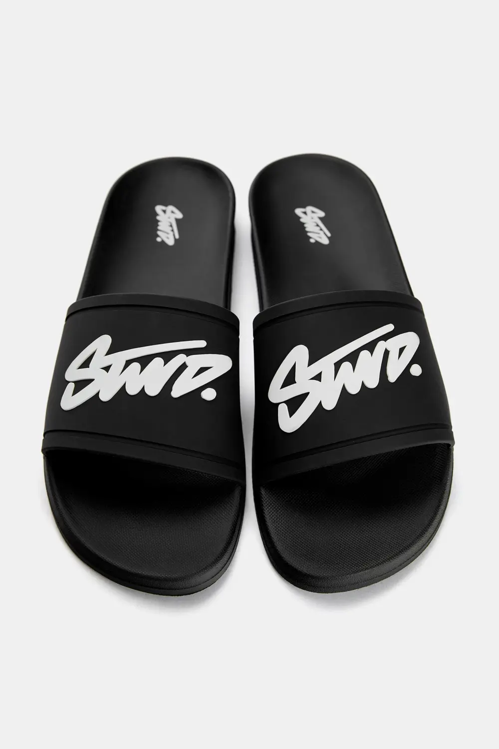 Rubberized STWD slider sandals