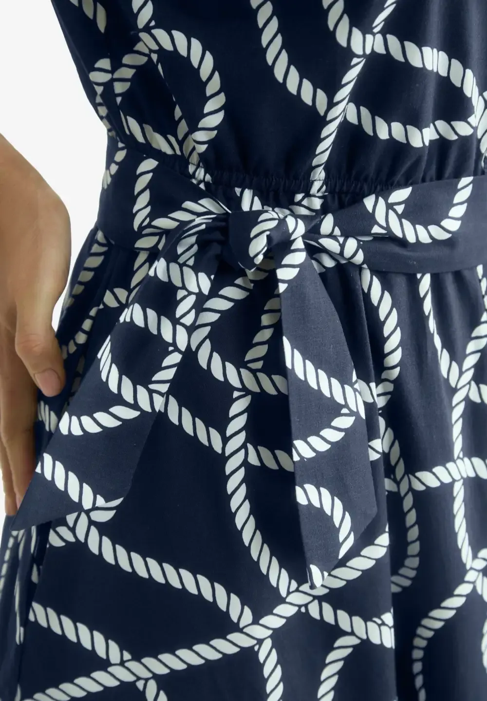Stretch Poplin Shirtdress