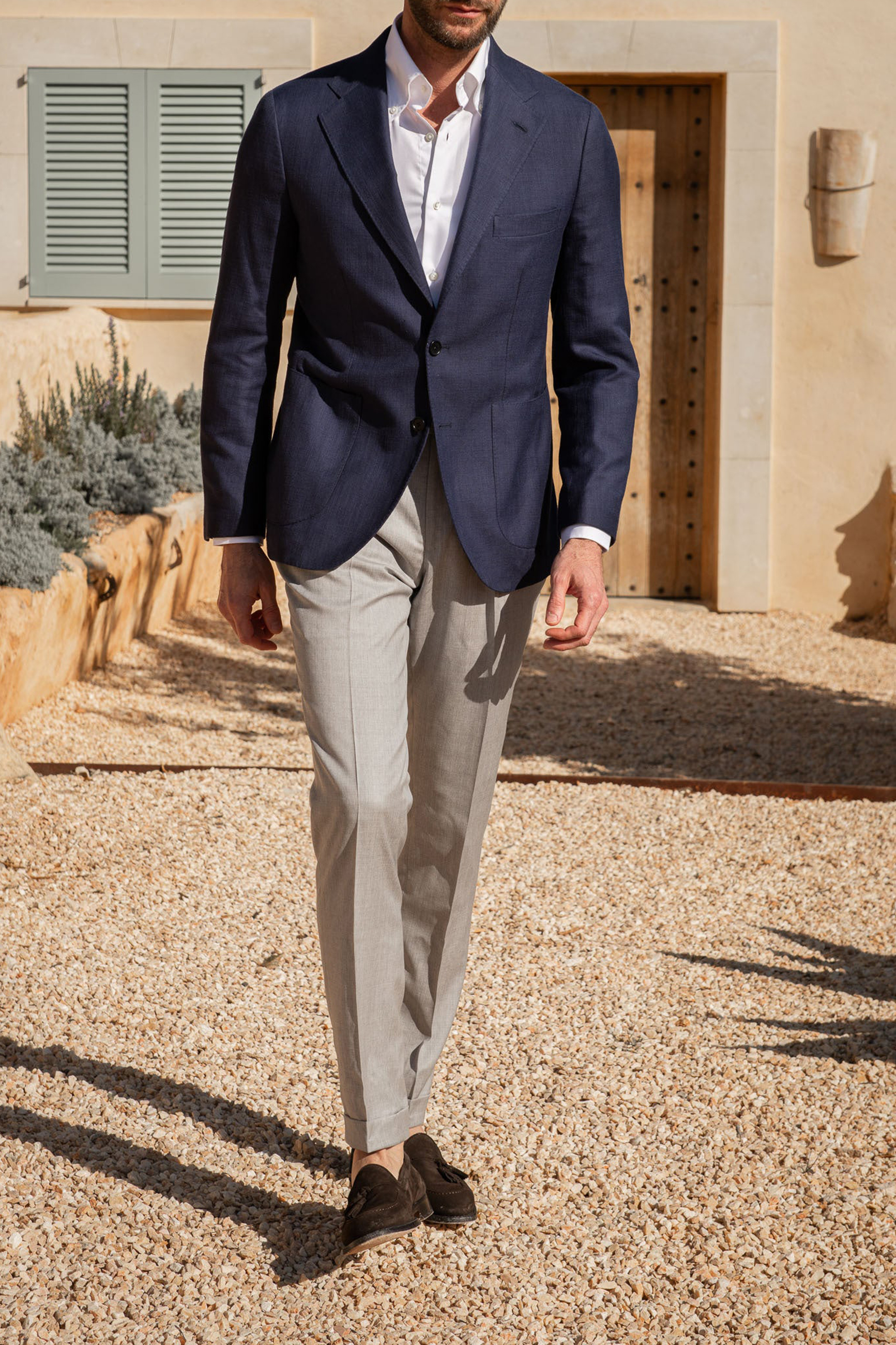 Blue Jacket In  Fabric